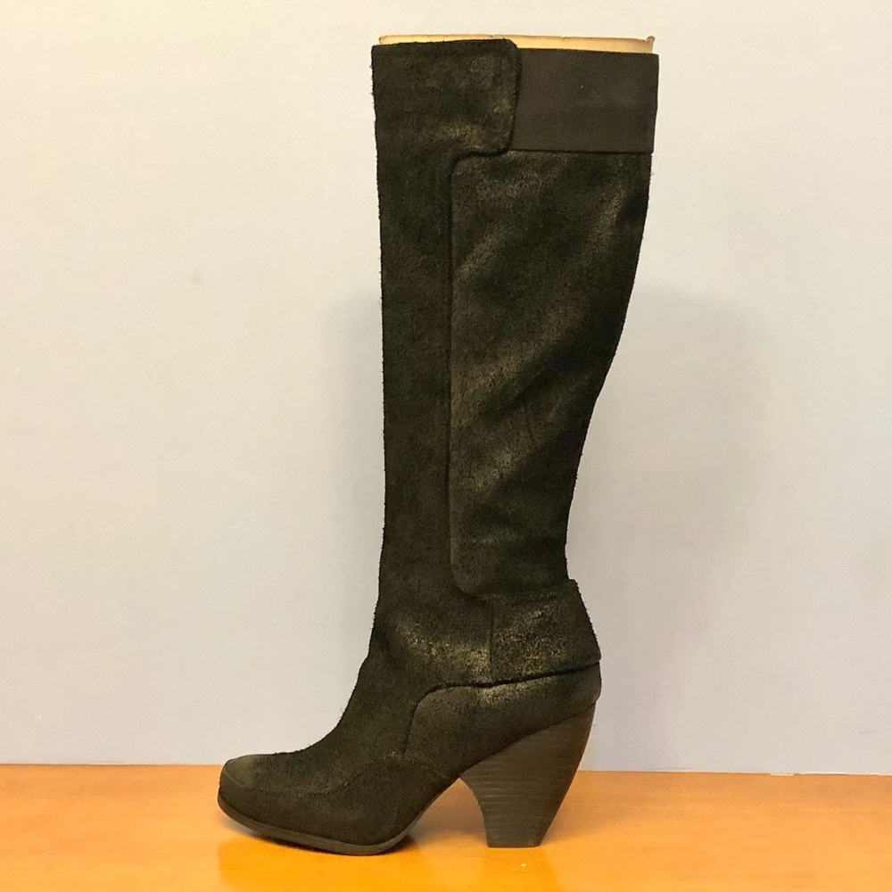 Max Studio suede tall boot.